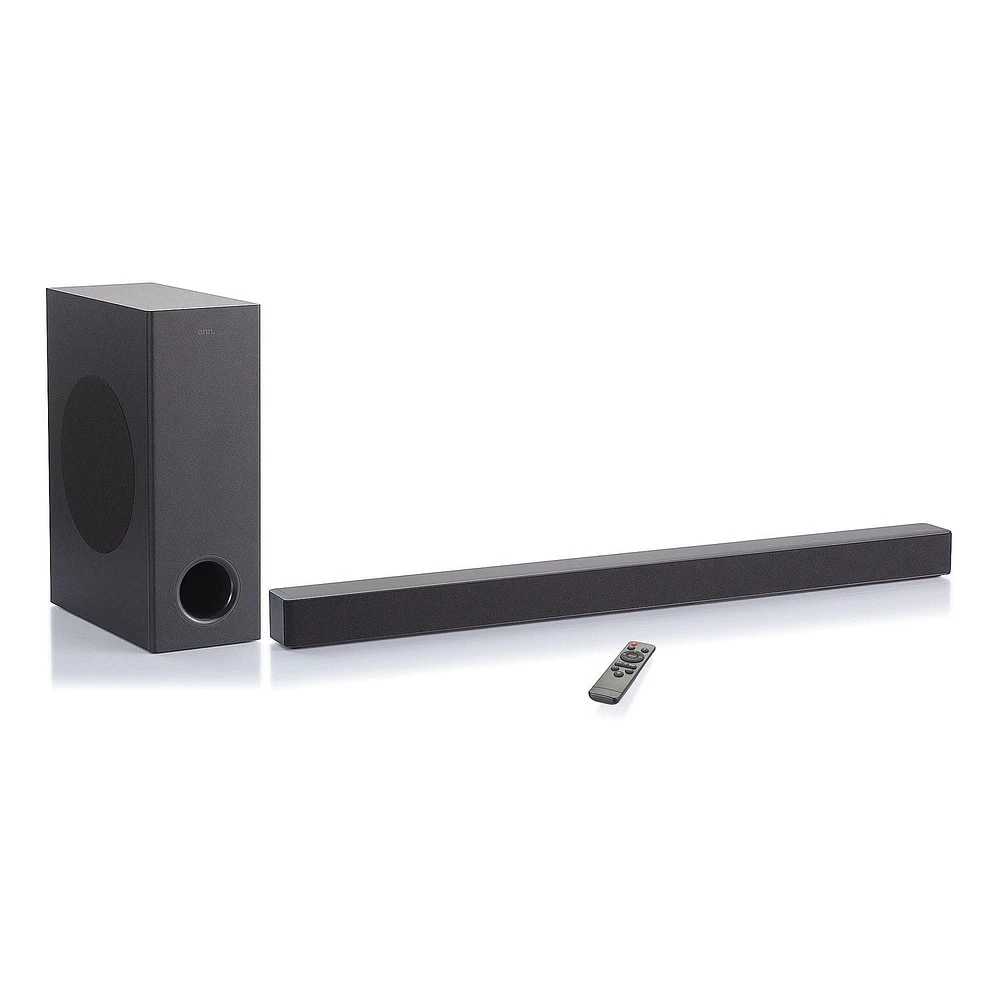 onn. Bluetooth 6-Speaker 37 IN. 3.1 Soundbar with Wireless Subwoofer, Dolby Atmos, 960 W