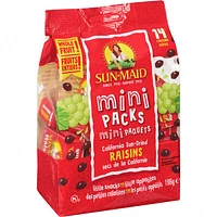 Sunmaid Mini Raisins, 14 Pack, 196 g