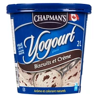 Chapman's Frozen Yogurt Cookies & Cream, 2L
