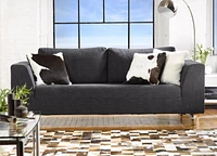 COUSSINS TORINO KOBE EN PEAU DE VACHE 18"X18" 2 PQT