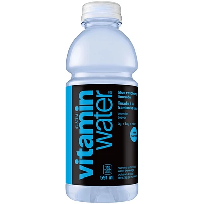 Glaceau Vitamin Water Elevate, vitaminwater elevate, blue raspberry limeade, 591 mL single bottle