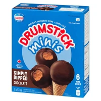 NESTLÉ® DRUMSTICK® Minis Simply Dipped Chocolate 6-Pack