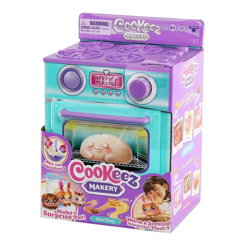 Cookeez Makery Four Playset avec pain en peluche Peluche parfumée incluse