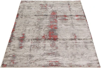 ECARPETGALLERY 5'4" x 7'8" Carved Galleria Hand Loomed Area Rug for Living Room, Dining Room and Bedroom in Grey