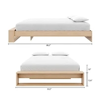 Gael Queen Size Platform Bed with Slats