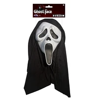 Adult  Ghost Face Plastic Mask Halloween Costume Accessory