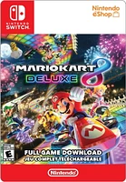 Nintendo Switch™ w/ Neon Blue & Neon Red Joy-Con™ + Mario Kart™ 8 Deluxe (Full Game Download) + 3 Month Nintendo Switch Online Individual Membership
