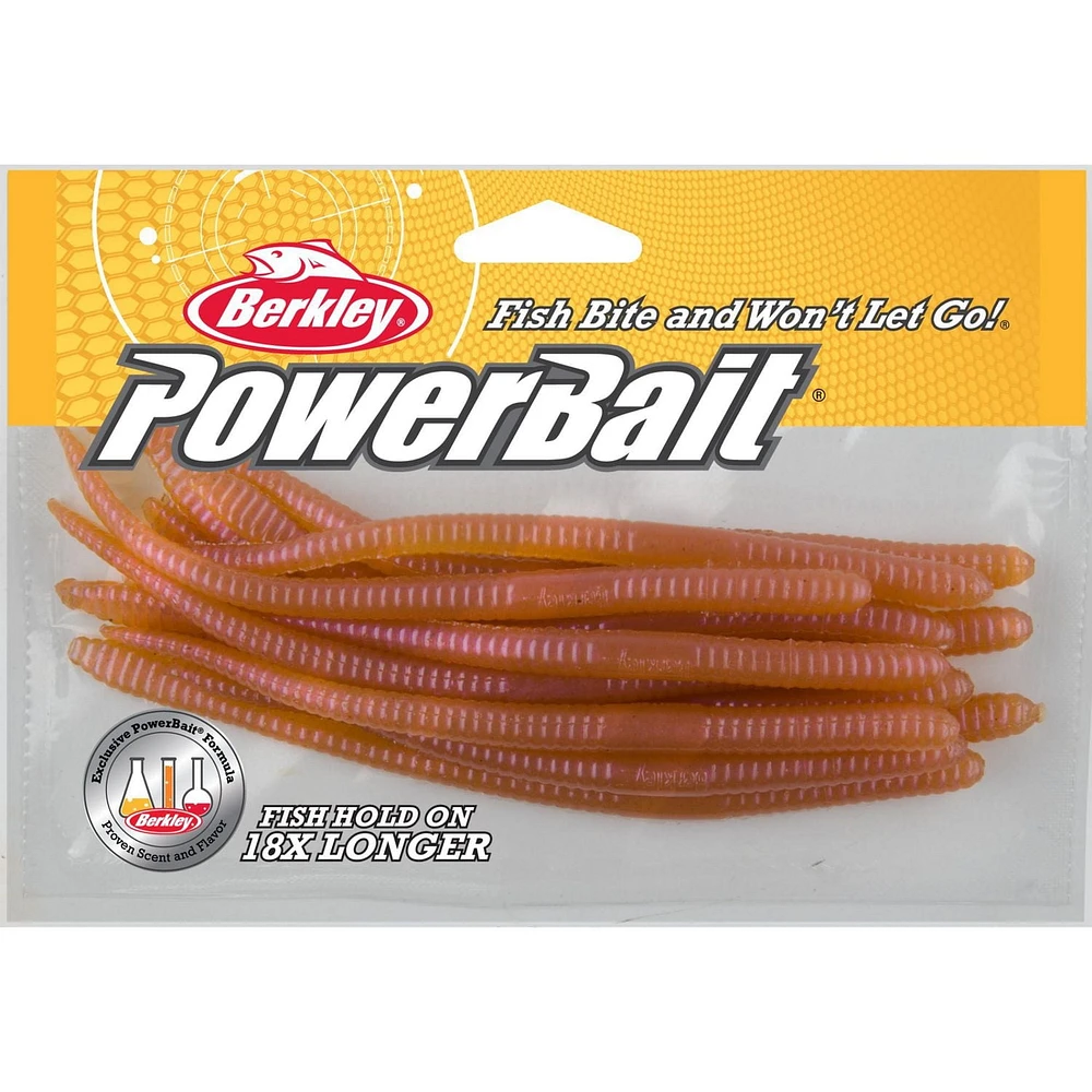 Berkley PBBPNC6-NAT PowerBait Power Nightcrawler, 6" 13Pk, Natural, Great for trolling on spinner rigs