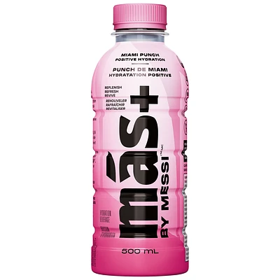 Mas+ By Messi Punch de Miami Hydratation Boisson