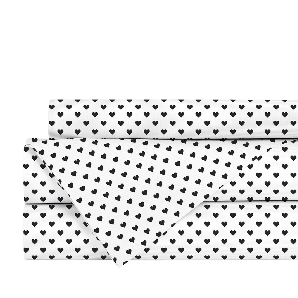 Johnson Home Premium Parure de lit en flanelle de coton peigné ultra pelucheux 160 g/m