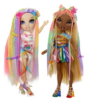 Rainbow High Craie à cheveux et coiffure Amaya – Poupée arc-en-ciel de 11 po (28 cm)