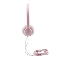 Onn. Wired Lightweight On-Ear Headphones, Adjustable Headband