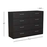 Living Essentials by Hillsdale Lundy Wood 8-Drawer Dresser