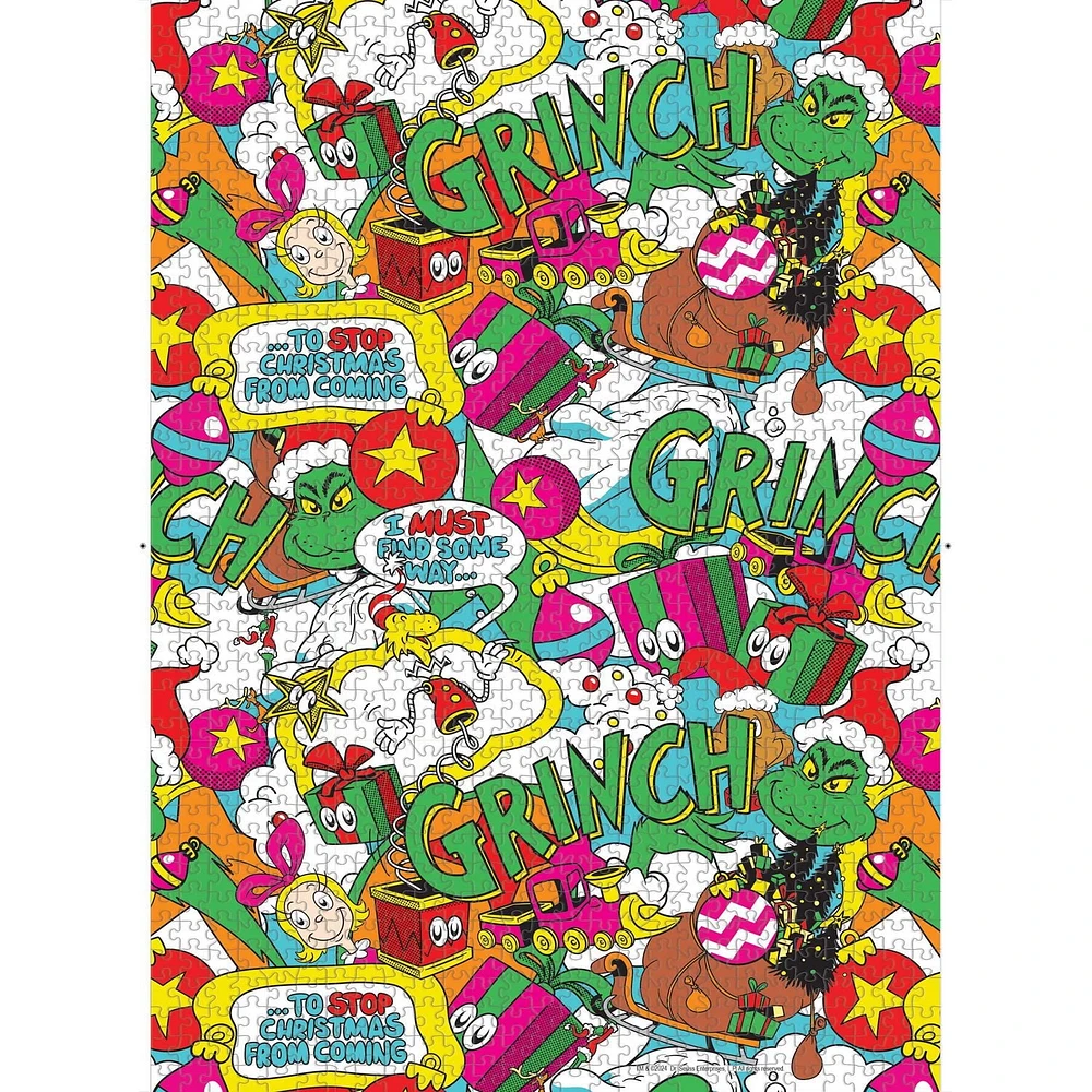USAopoly The Grinch "Poppin" 1,000 Piece Puzzle