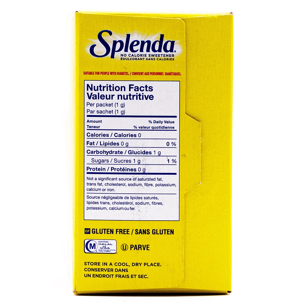 Splenda® No Calorie Sweetener Packets, 200 packets, sucralose