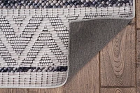 Tapis Mirage Novi crème et gris de 5 pi x 7 pi