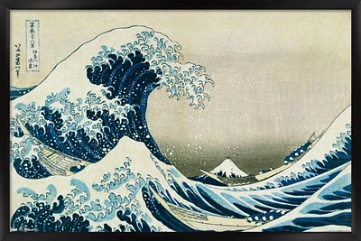 The Great Wave off Kanagawa by Hokusai Wall Poster