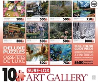 Sure-Lox Art Gallery 10-in-1 Deluxe Puzzle Pack