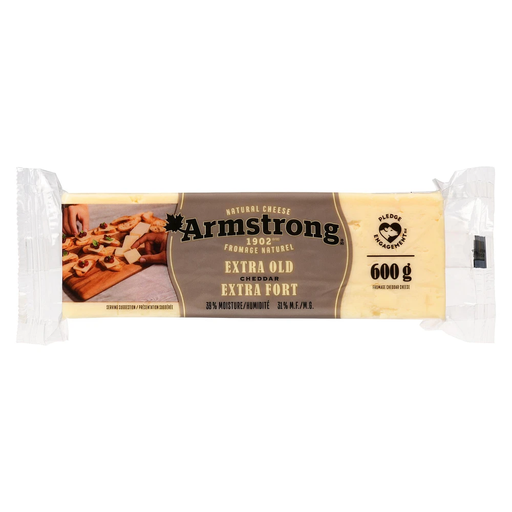 Armstrong Extra Old Cheddar Cheese, 600 g