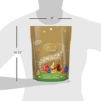 Lindt LINDOR Assorted Chocolate Eggs and Mini Eggs, 551-Gram Bag