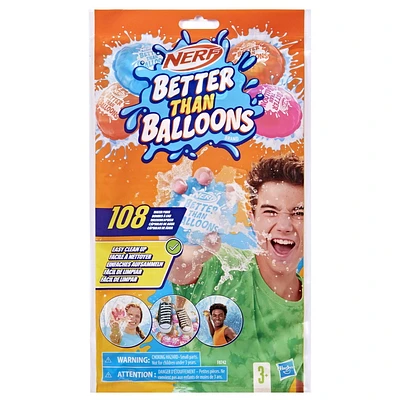 Nerf Better Than Balloons, jouets d'eau, 108 ballons