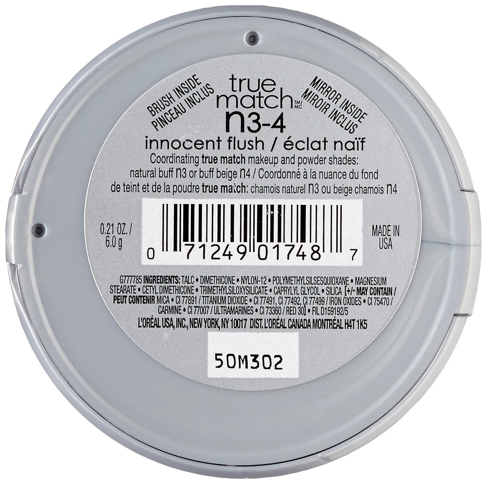 Fard à joues True Match de L'Oréal Paris, 6 g 6g