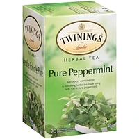 Twinings Pure Peppermint Herbal Tea, Pack of 20 Tea Bags