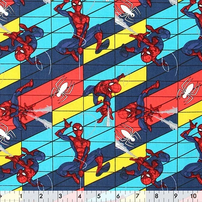 Fabric Creations Tissu de coton au mètre Balancement de Spiderman Marvel 111 cm (44")