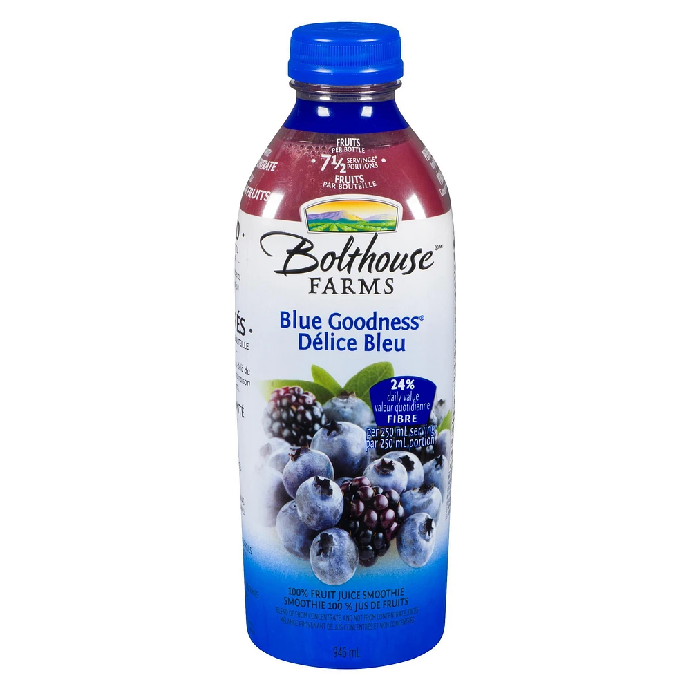 Bolthouse Farms Blue Goodness Fruit Juice Smoothie, 946 mL