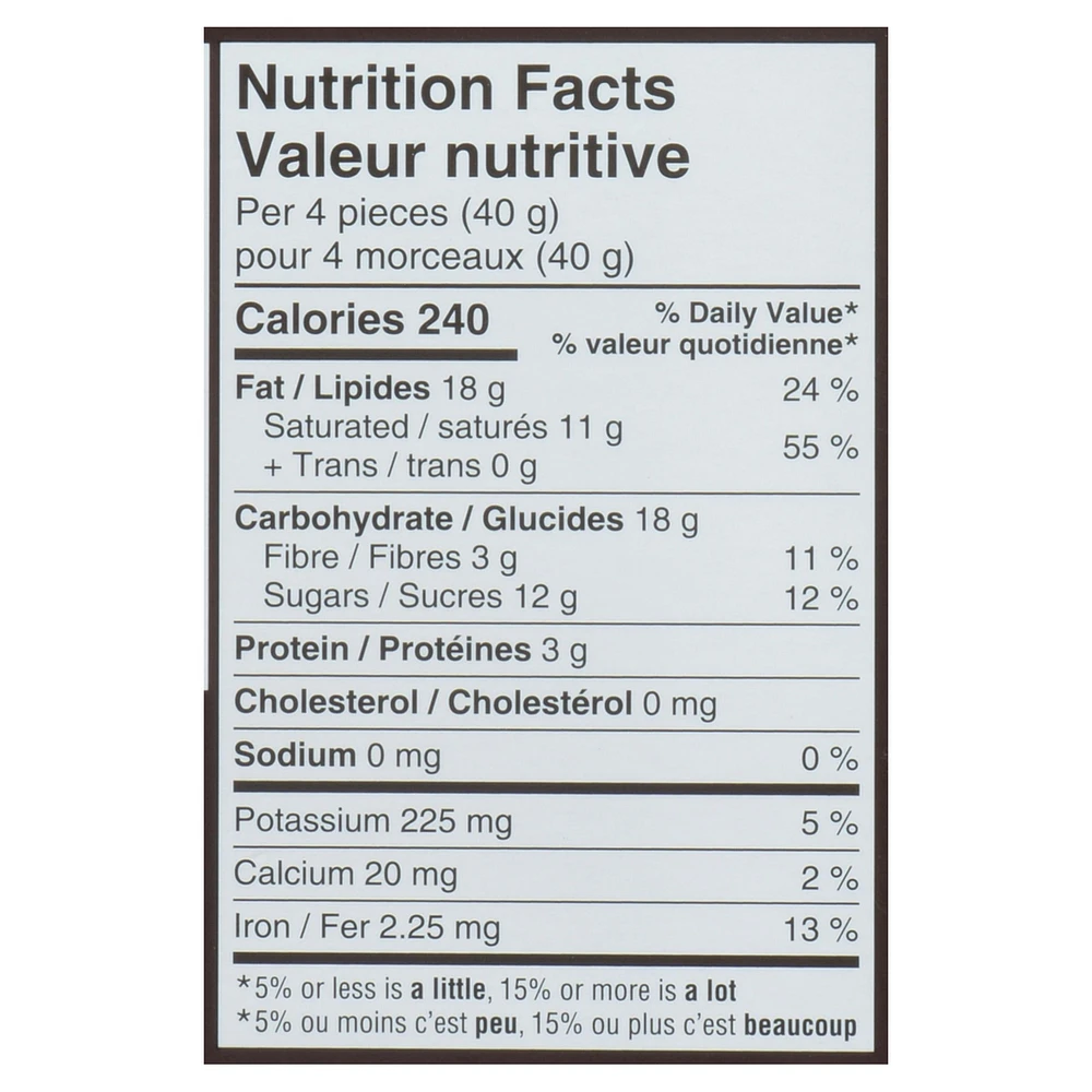 Flagrants Désirs Tablette de chocolat noir (72% cacao) à la menthe 100g