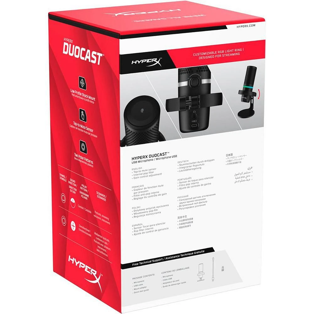 HyperX DuoCast™- USB Microphone