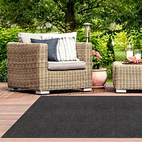 Tapis intérieur-extérieur gris 6 pi x 8 pi