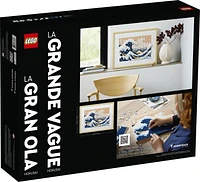 LEGO Art Hokusai – La grande vague; kit de construction d’œuvre d’art, cadre décoratif 31208