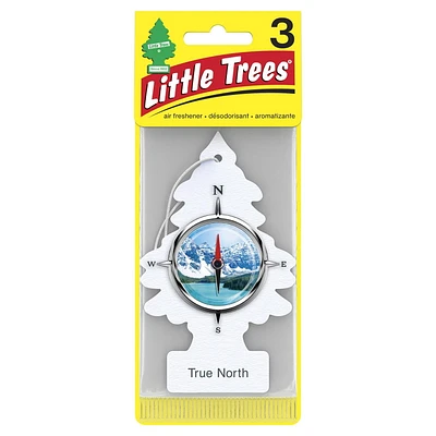 Assainisseur d'air LITTLE TREES True North 3-Pack LT True North, paquet de 3
