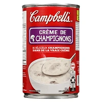 Campbell's® Cream of Mushroom Ready to Serve Soup (515 mL), Ready to be enjoyed in just a few minutes.