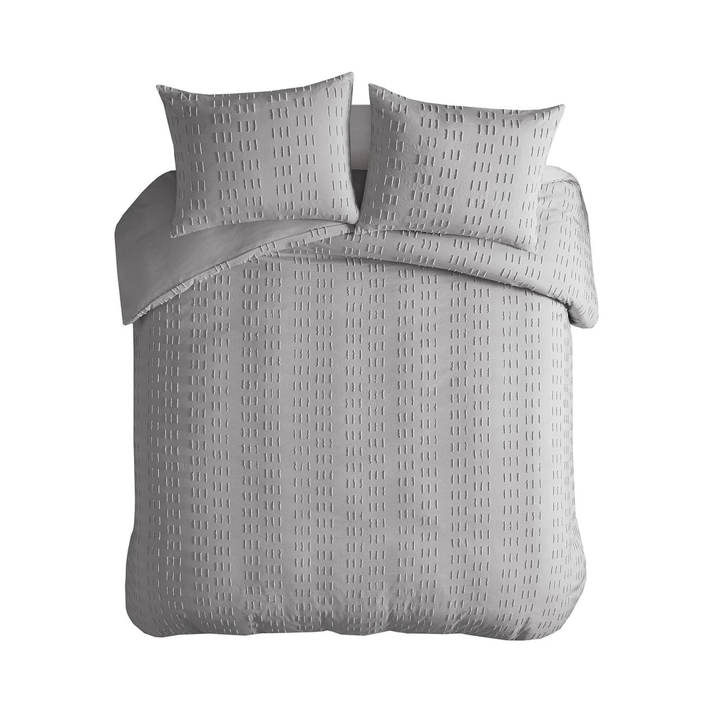 Ensemble de housse de couette 3 pièces Home Trends Pia 2 Places/Grand