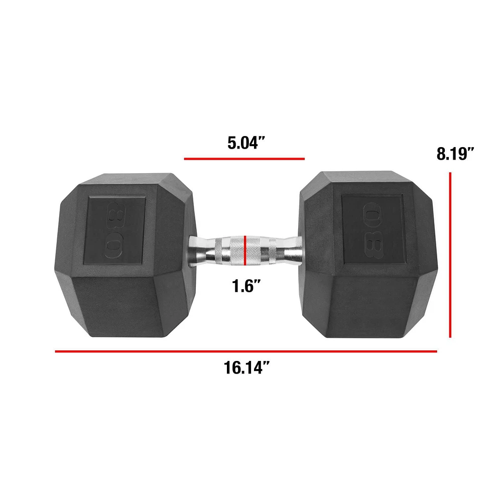 Haltère hexagonale enduite CAP Barbell, Single 3