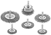 Ensemble de 6 brosses métalliques à tige hexagonale assorties HART matière jusqu'à 40 % plus rapide