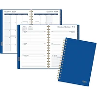 Mead Bleu Galactique petit agenda hebdomadaire/mensuel Planificateur
