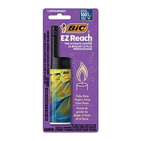 BIC EZ Reach Lighters, The Ultimate Lighter with Extended Wand (1.45-inch), Assorted Colours, 1-Count, 1-Count