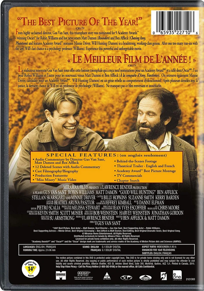 Good Will Hunting DVD