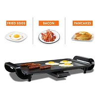 Kenmore Non-Stick Electric Griddle, 10"x18" with Removable Drip Tray