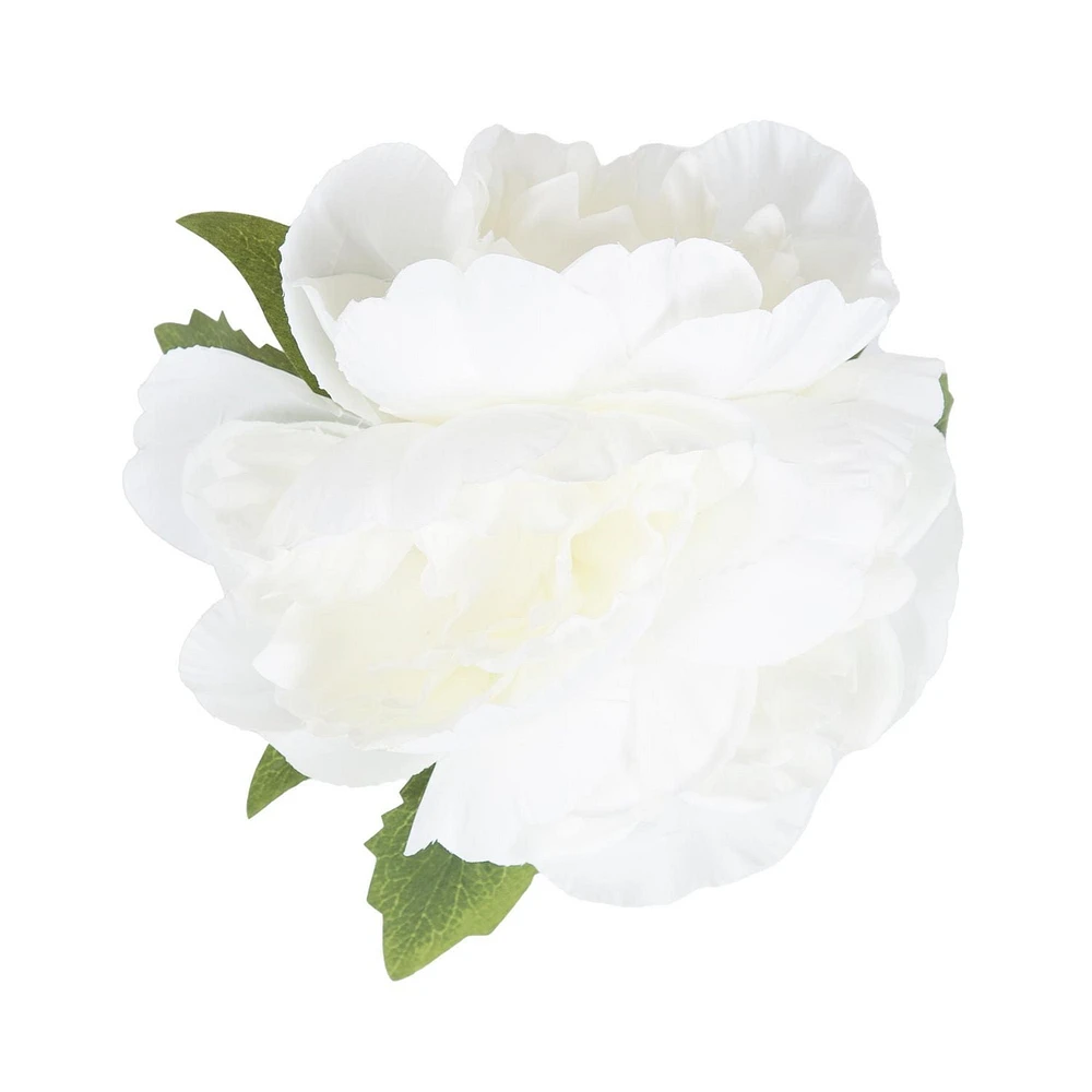 Enola Peonies in Ceramic Pot, 7.5"H x 4"Diameter