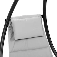 Chaise balançoire Kinsley Lounge avec auvent réglable et amovible