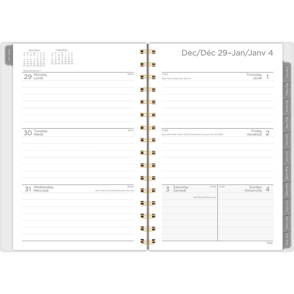 Agenda Petit Mead® Ciel Bleu 12M,26 Agenda