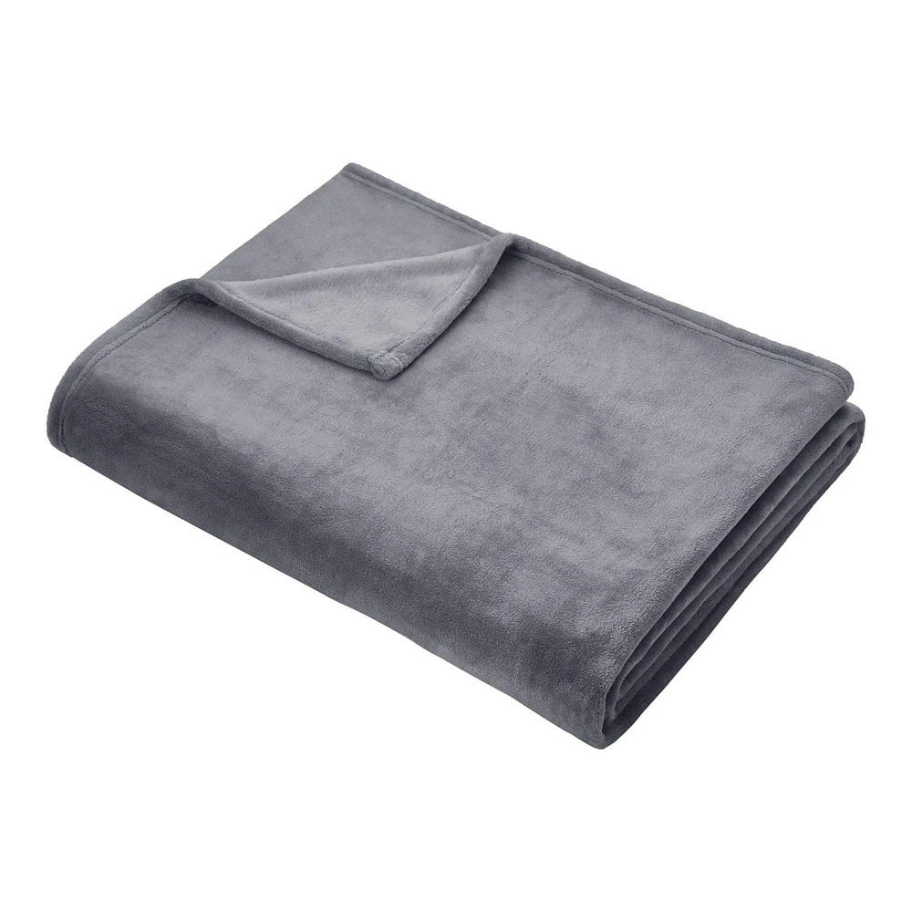 hometrends Plush Velvet Blanket, Size: Twin