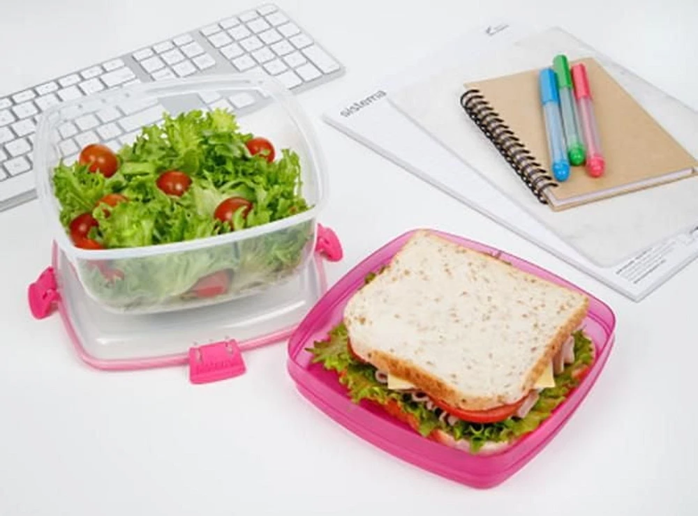 Sistema Salad Sandwich Container To Go