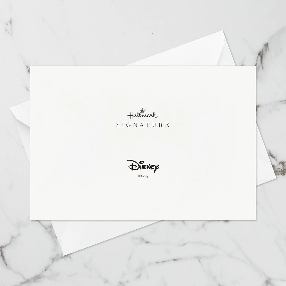 Carte en relief de fête, Paper Wonder – Signature de Hallmark (Princesses de Disney)