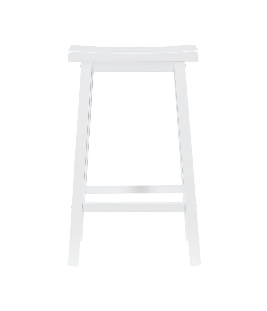 Tabouret de bar Keogh, Blanc