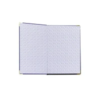 Journal Hilroy® À Bordure Dorée Bleue,7X10 Journal